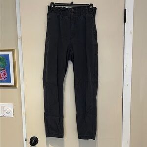 Universal Thread Dark Gray Paperbag Pants